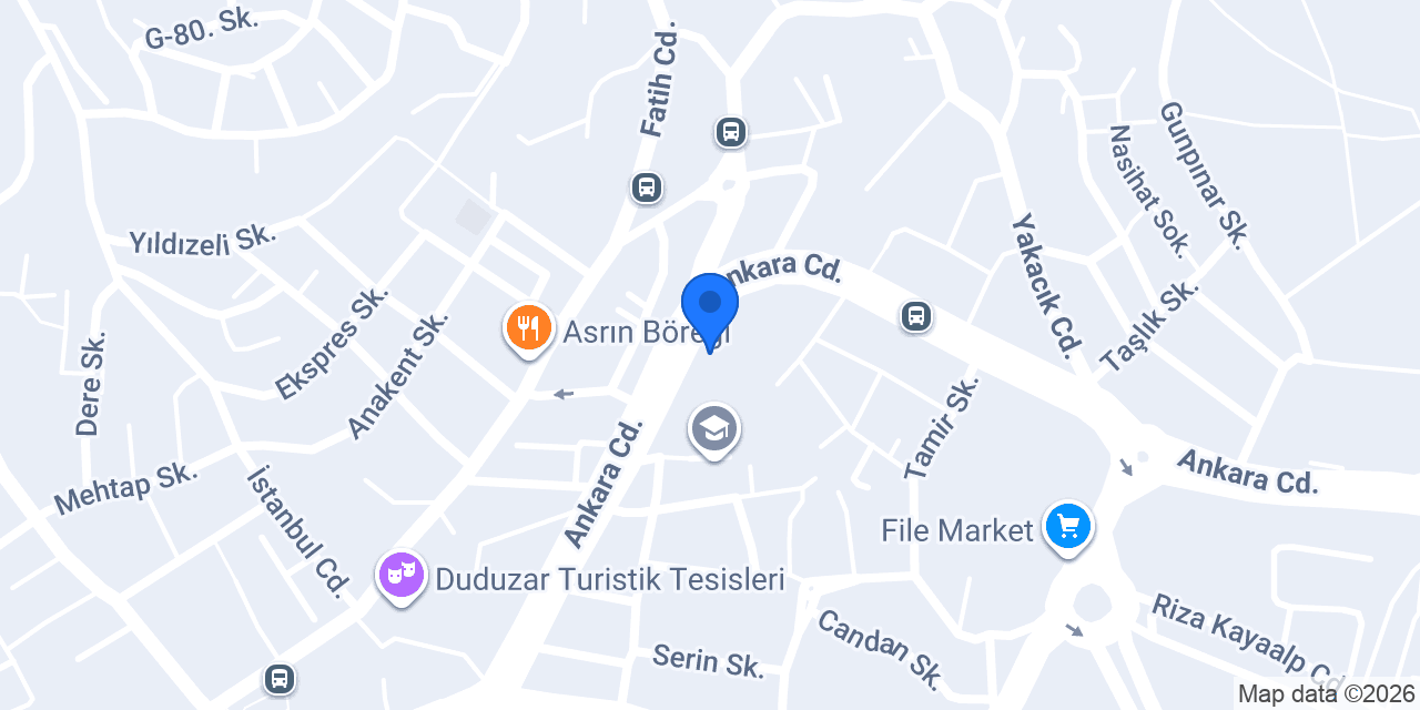 3K Mağaza konumu