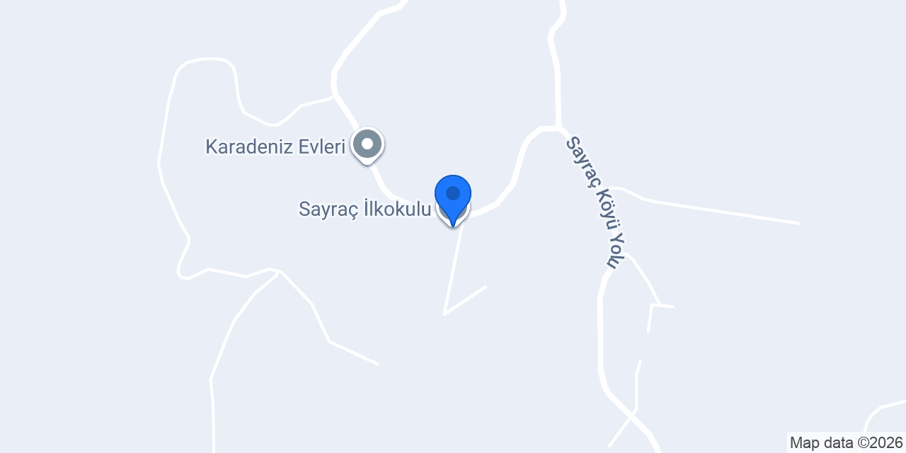 Sayraç İlkokulu konumu