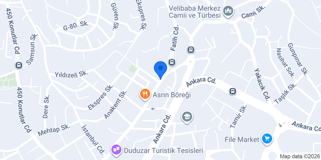 Alkur Döşeme konumu