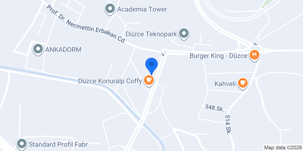 Cajun Corner Düzce Konuralp konumu