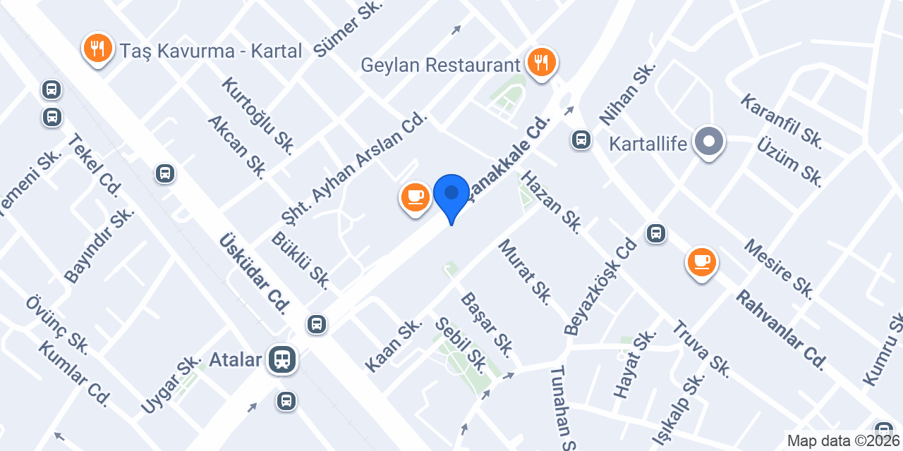 Halkbank Atalar Şubesi konumu