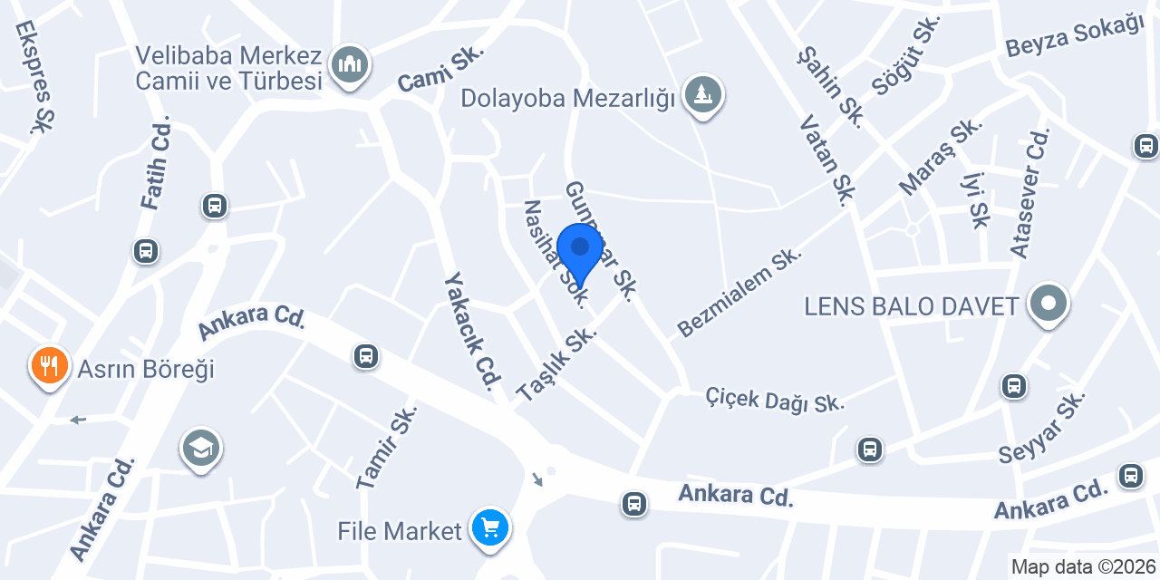 Velibaba Elektrikçi konumu