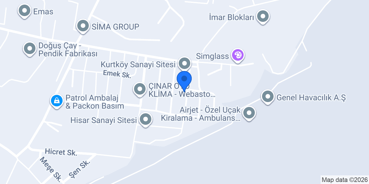 BETA TEKNIK HIRDAVAT konumu