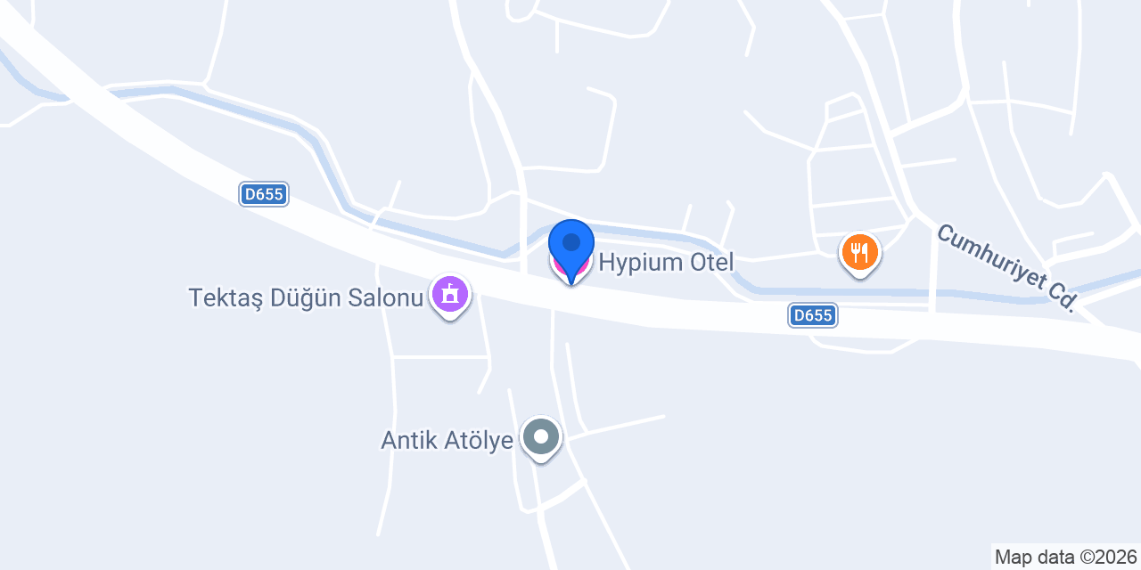 Hypium Otel konumu