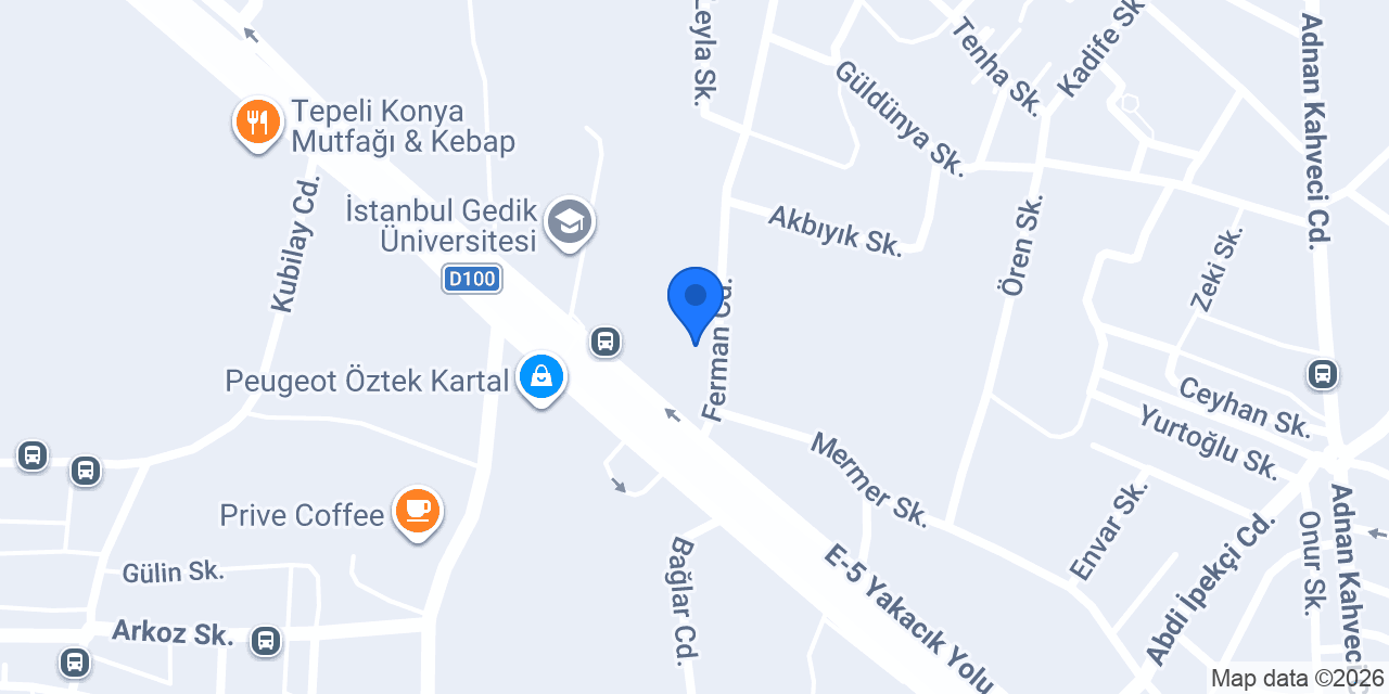 Erçetin İş Makinaları konumu