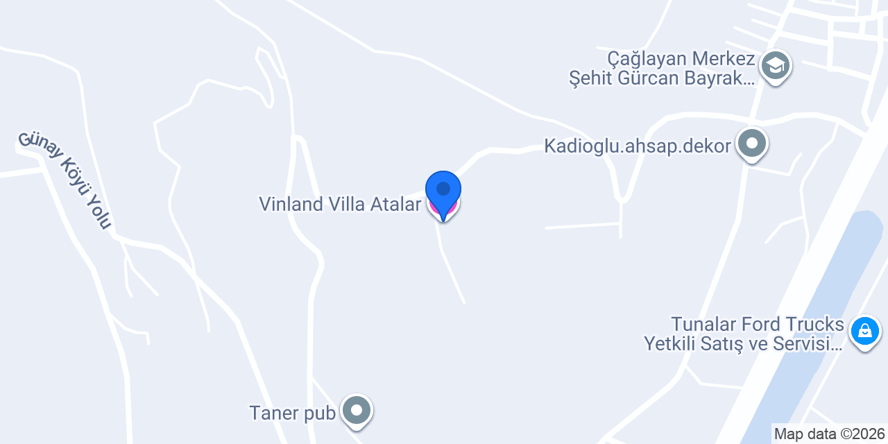 Vinland Villa Atalar konumu