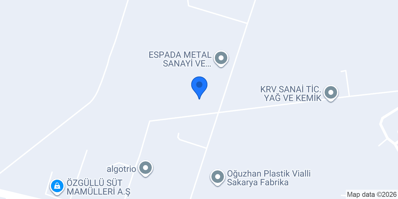TAN ALÜMİNYUM SAN TİC.LTD.ȘTİ. SAKARYA YERLEŞKESİ konumu
