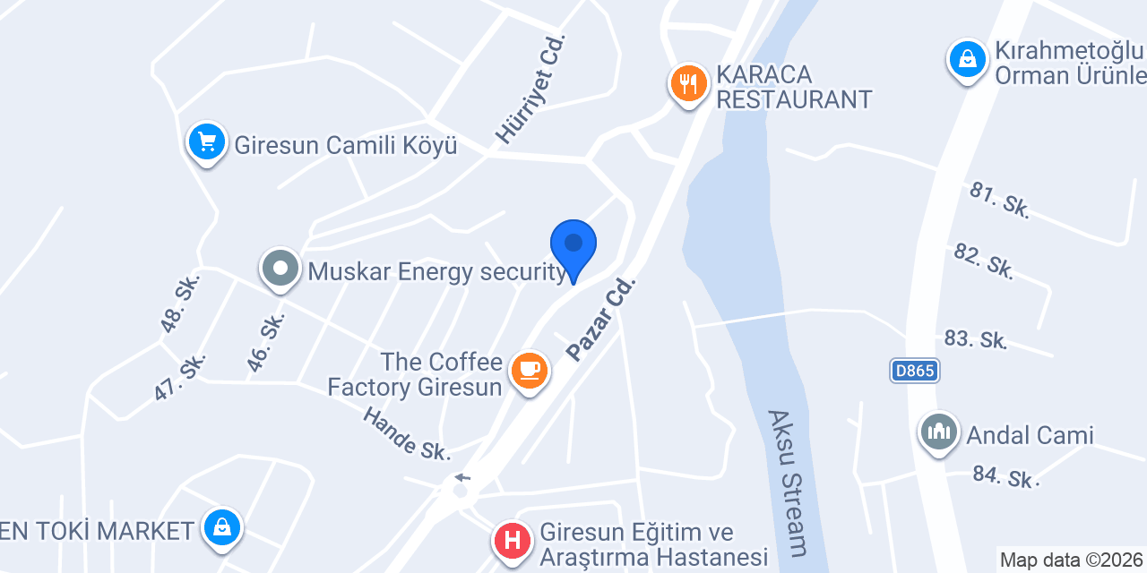 AVCU Tesisat konumu