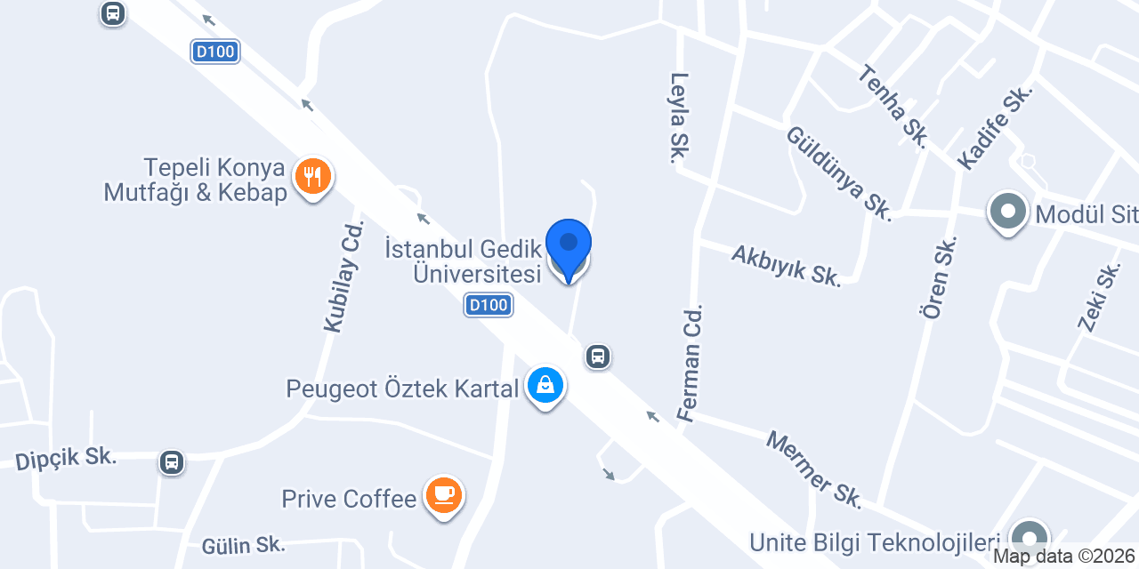 Gedik Akademi konumu