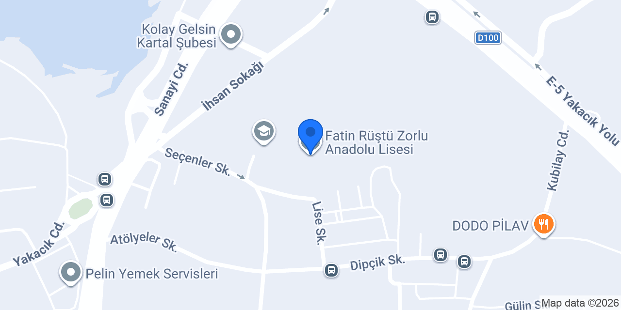 Fatin Rüştü Zorlu Anadolu Lisesi konumu