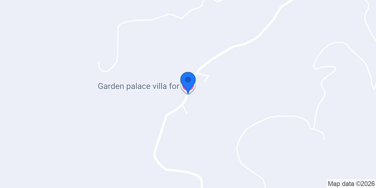 Garden palace villa for rent فيلا للإيجار اليومي konumu