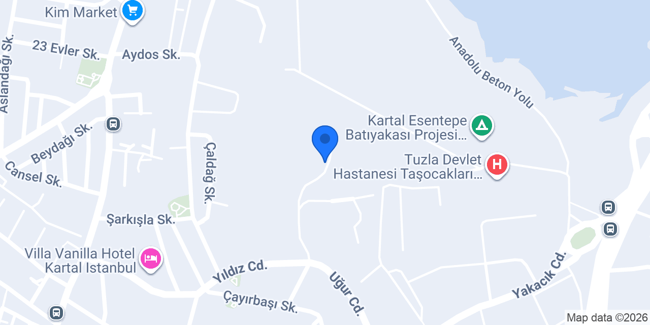 Fast Perakende Kartal Depo konumu