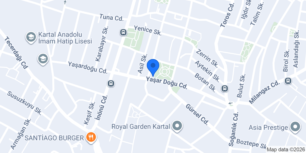Öz Maraş Dondurma konumu