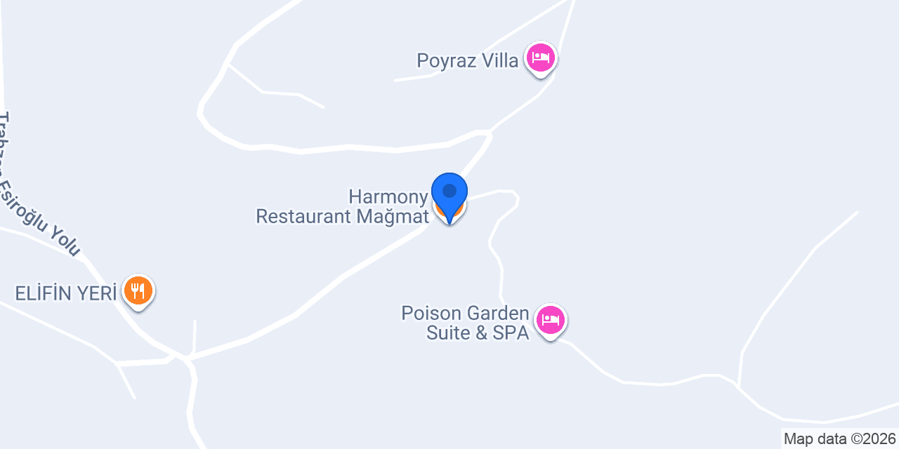 Harmony Restaurant Mağmat konumu