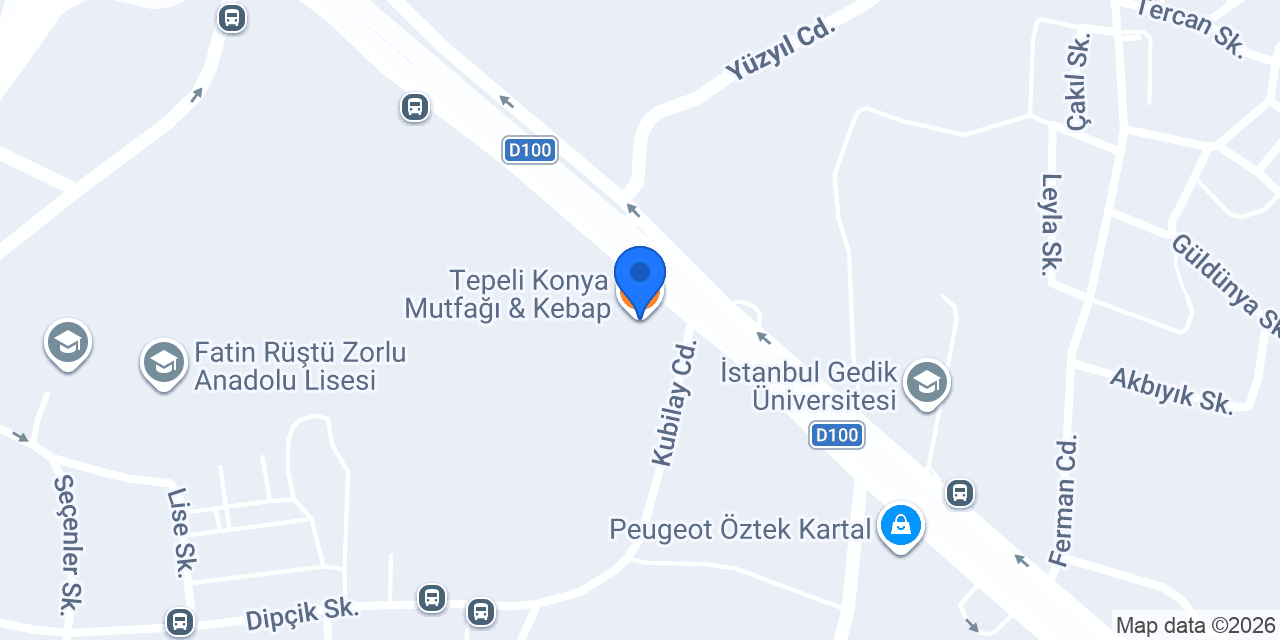 Tepeli Konya Mutfağı & Kebap konumu