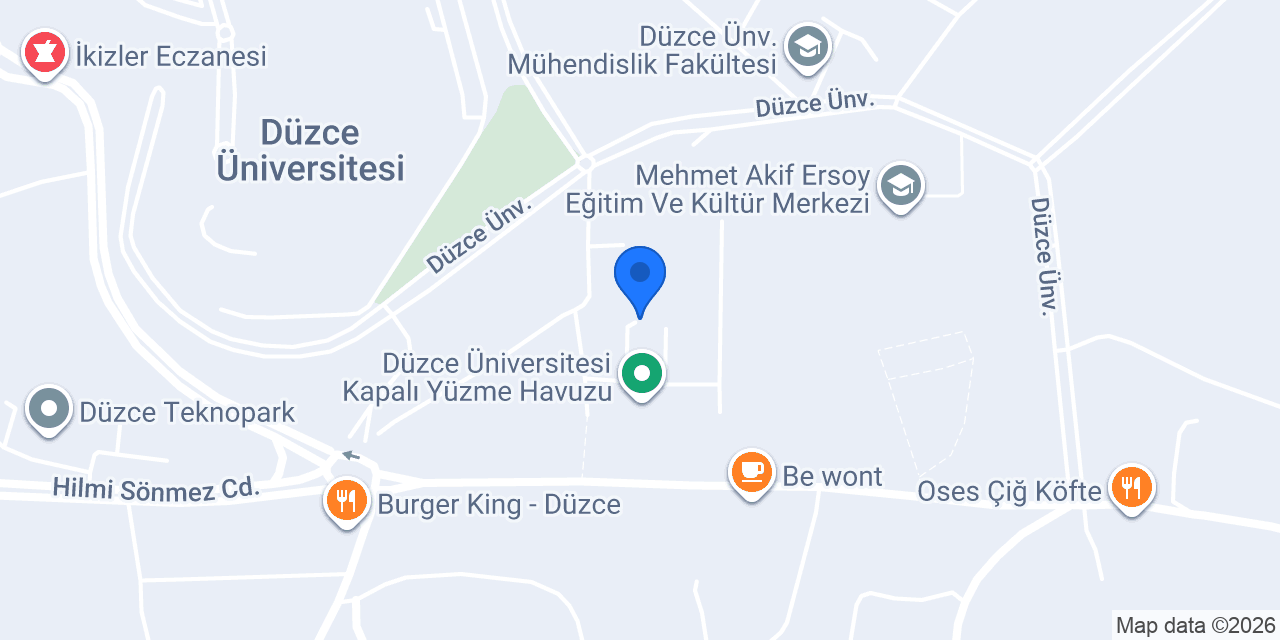 Kampüs Halı Saha konumu