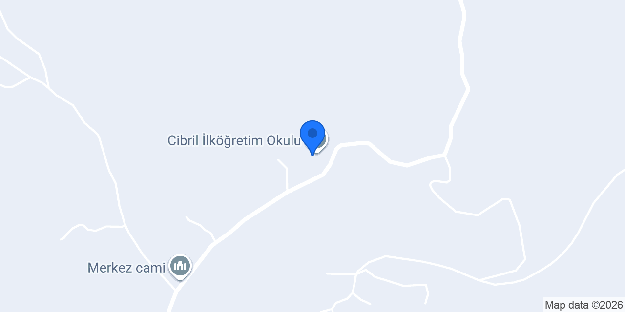 Cibril İlköğretim Okulu konumu