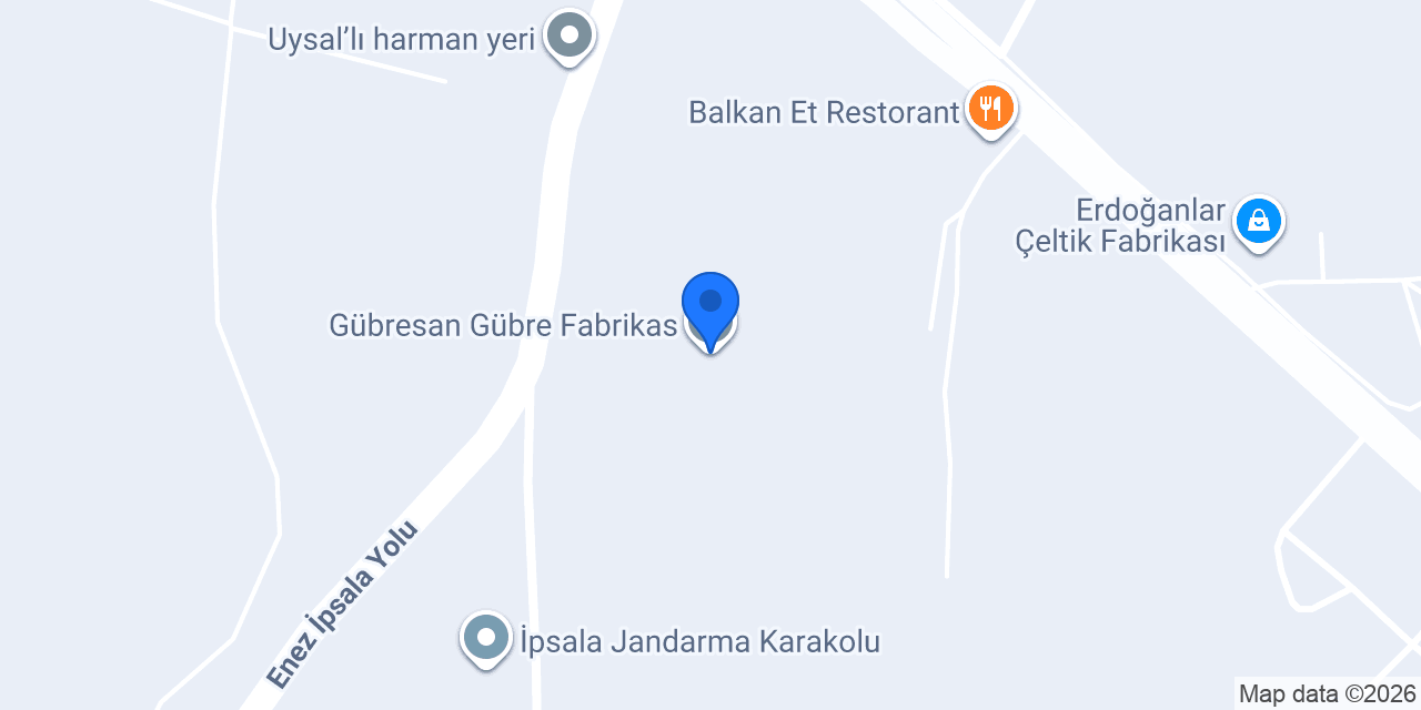 Gübresan Gübre Fabrikas konumu