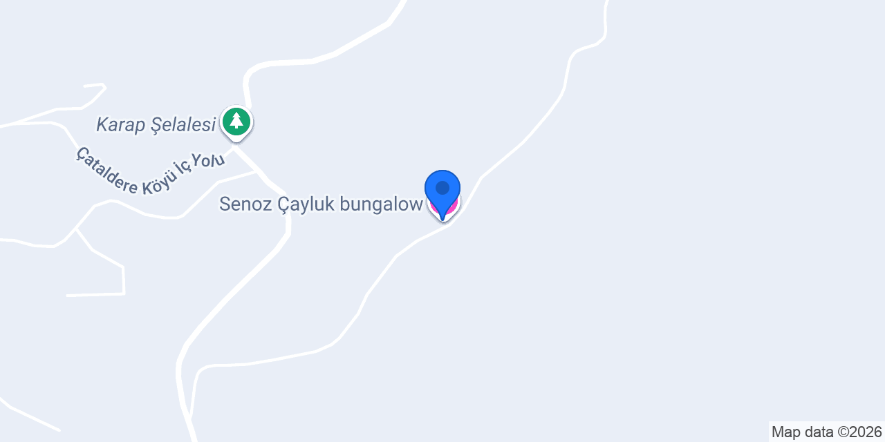 Senoz Çayluk bungalow konumu