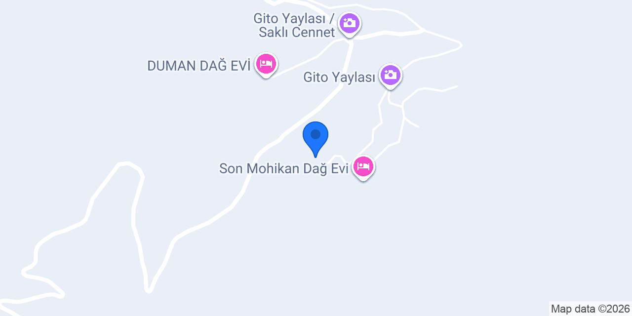Koçira Dağ Evi konumu