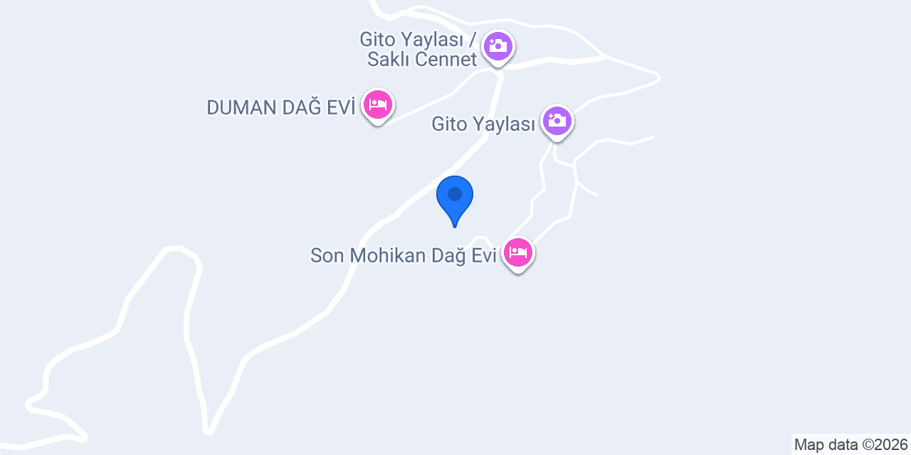 VARTEVOR DAĞ EVİ GİTO YAYLASI konumu