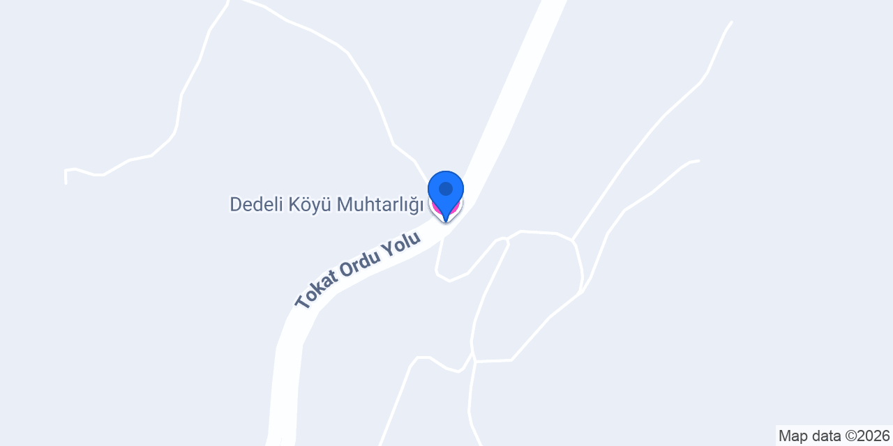 Dedeli Köyü Muhtarlığı konumu