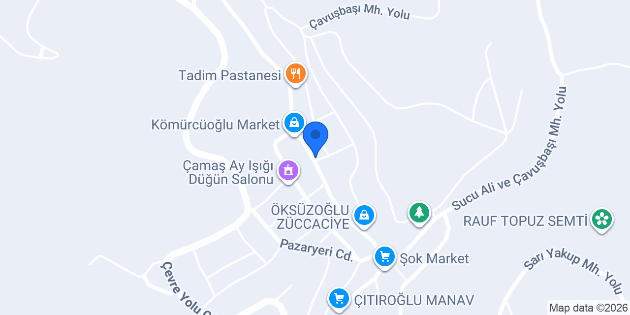 Kösem kafeterya konumu