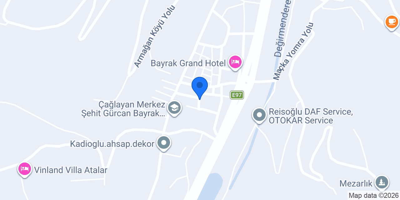Çağlayan Erkek Öğrenci Yurdu konumu
