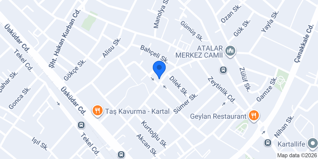 Atalar Fırın konumu