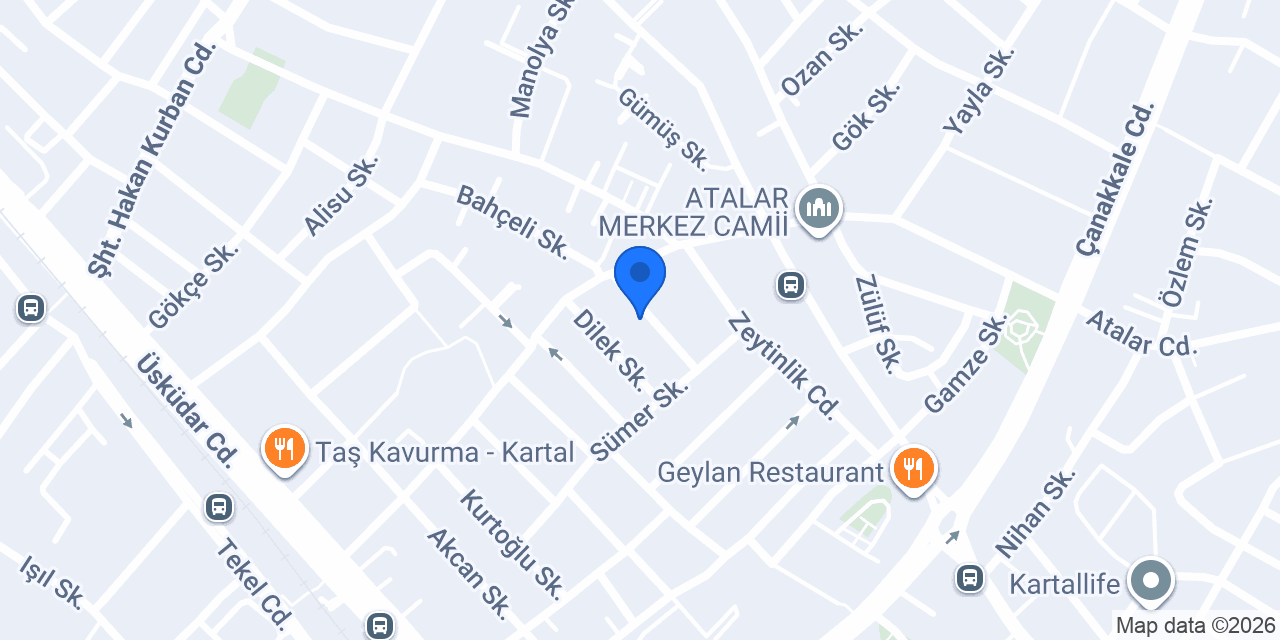 Atalar Bay Bayan Terzi konumu