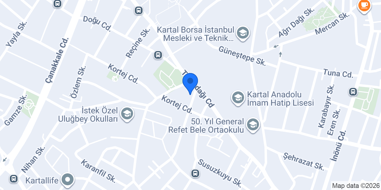 Miraç Dekorasyon konumu