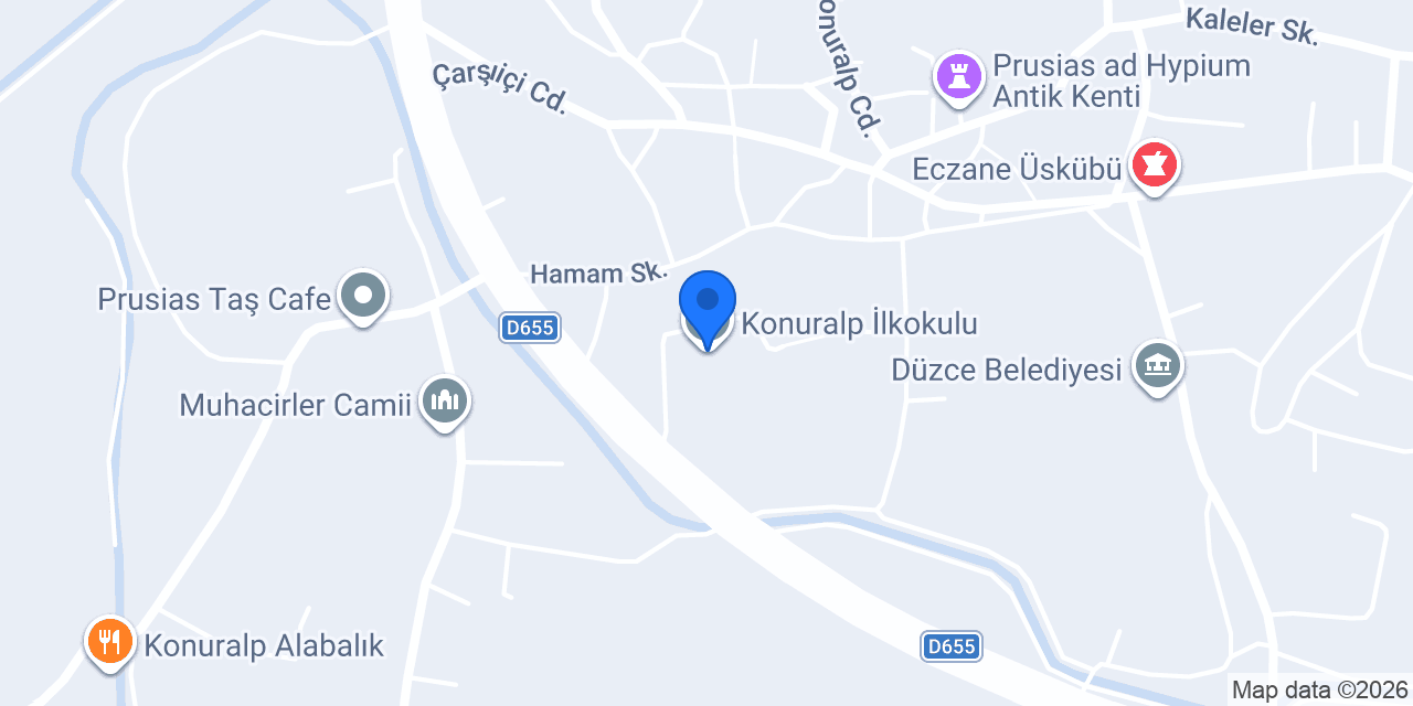 Konuralp İlkokulu konumu