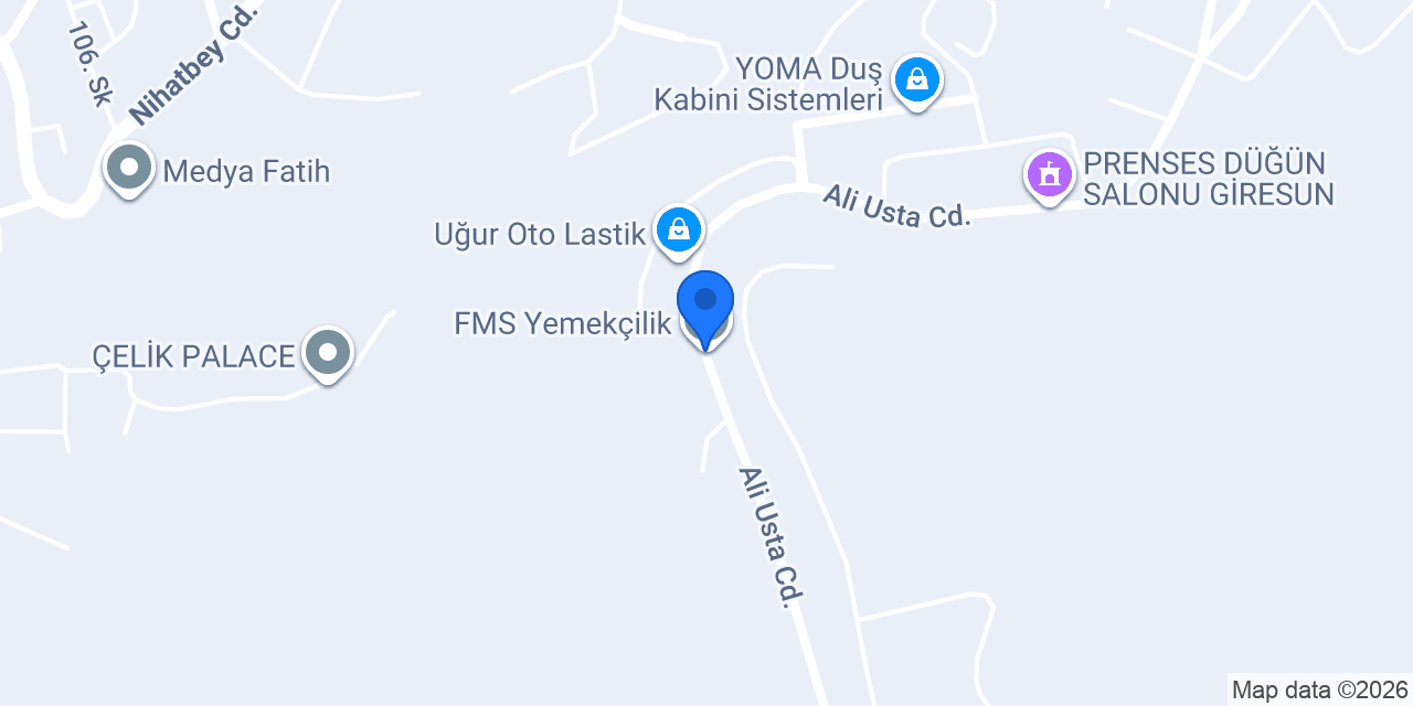 FMS Yemekçilik konumu