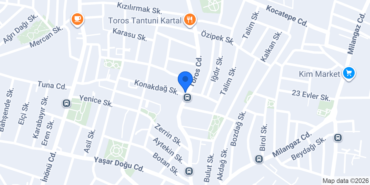 Dönerci Muharrem Usta konumu