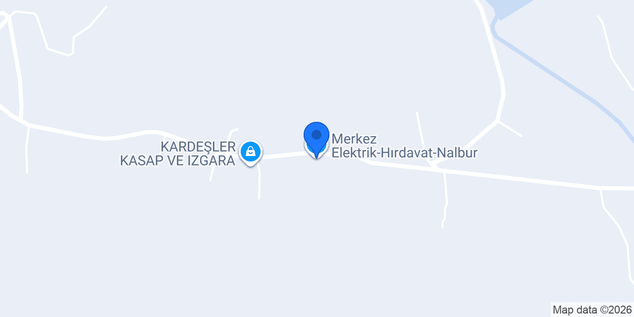 Merkez Elektrik-Hırdavat-Nalbur konumu