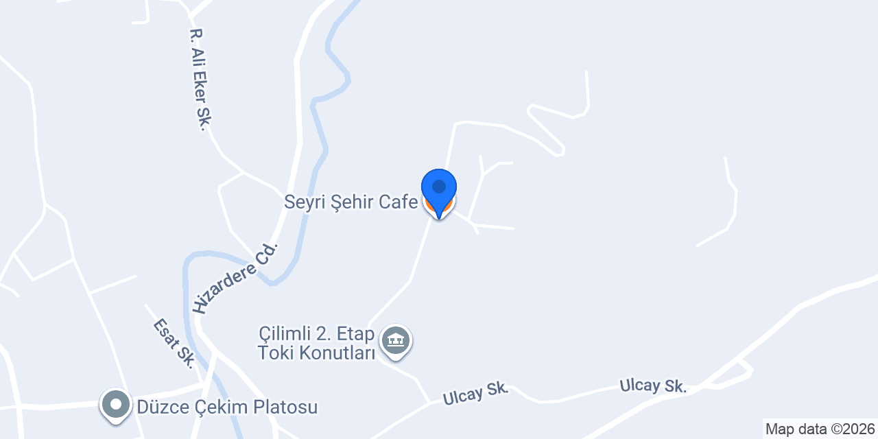 Seyri Şehir Cafe konumu