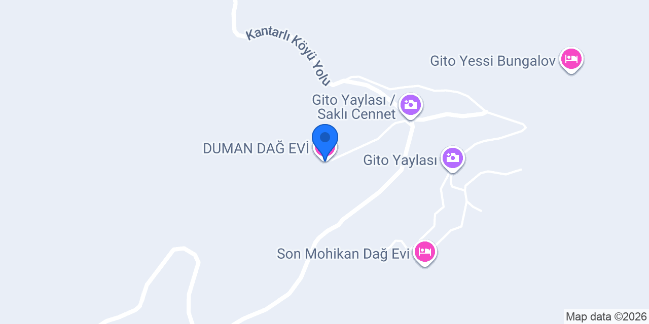 DUMAN DAĞ EVİ konumu