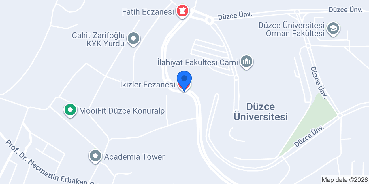 İkizler Eczanesi konumu