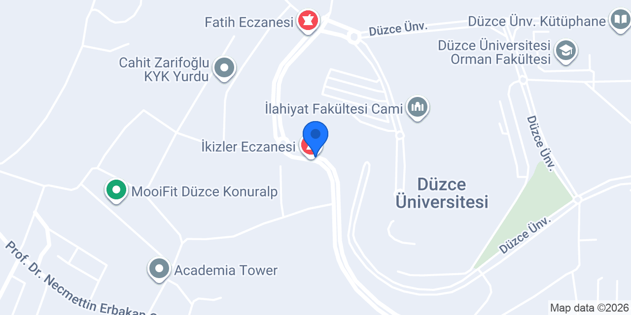 Düzce Ceylan MEDİKAL konumu