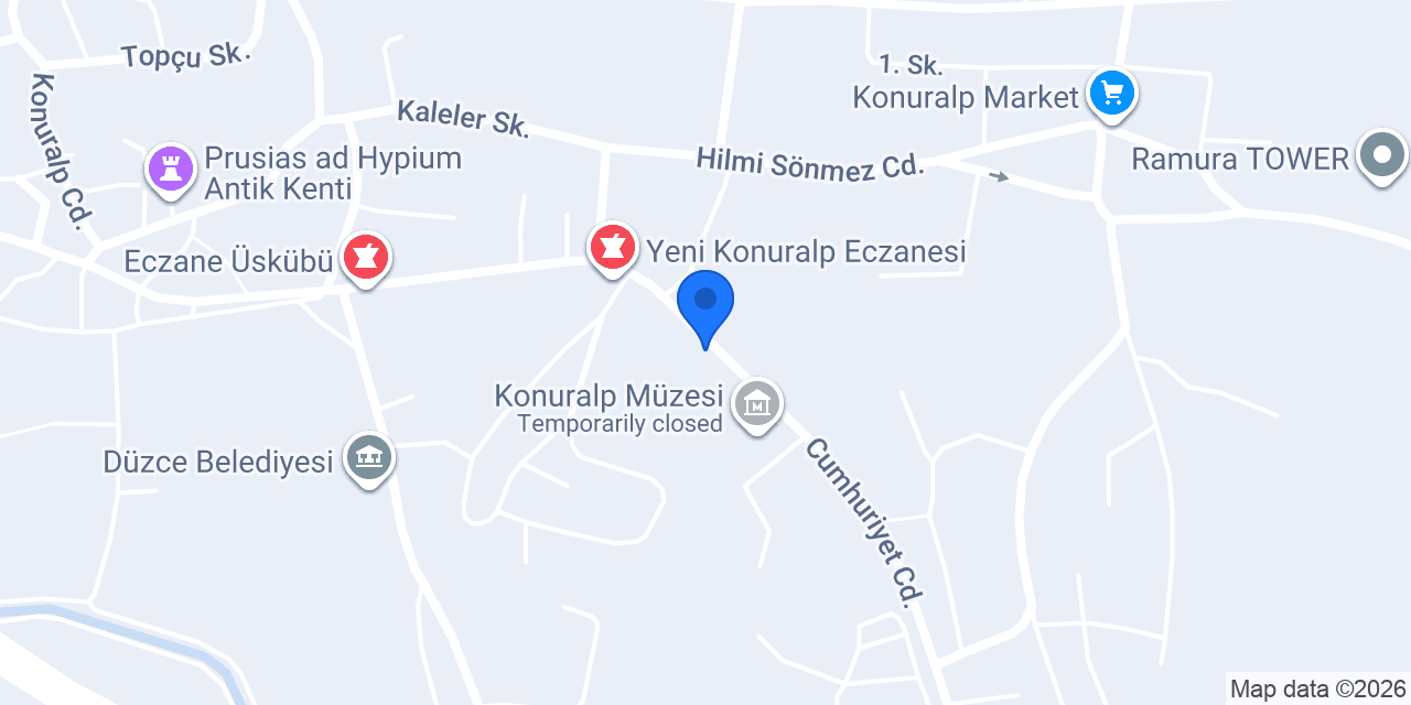 Konuralp Aile Sağlık Mrk. konumu