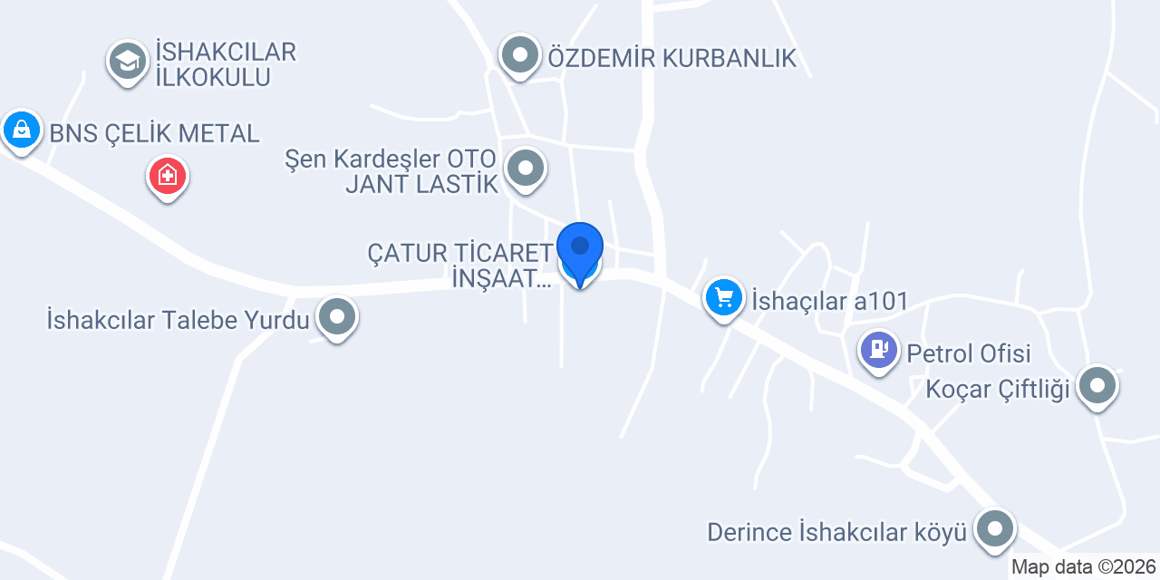 ÇATUR TİCARET İNŞAAT MALZEMELERİ konumu