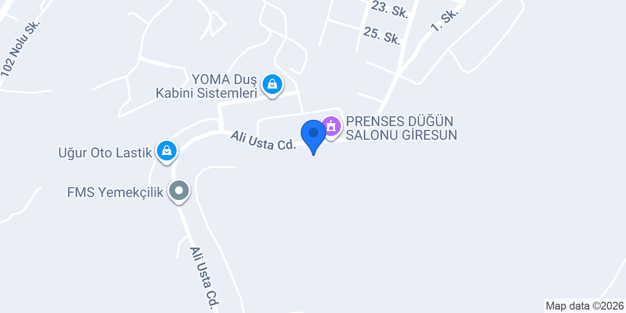 Aras Kargo Giresun Cep Şubesi konumu