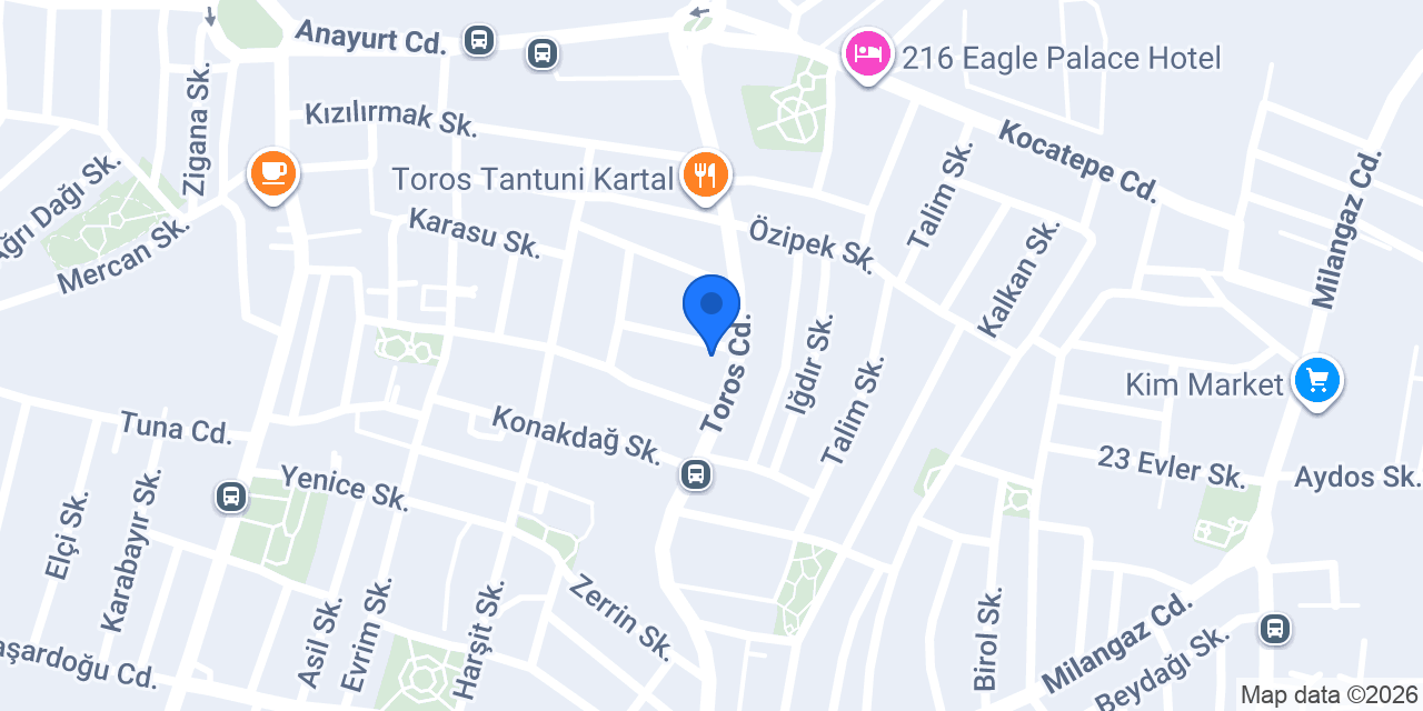 Toros Eczanesi konumu