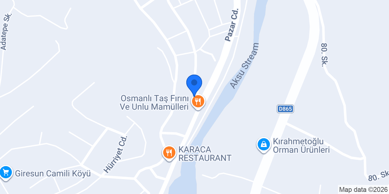 Akgün Mobilya konumu