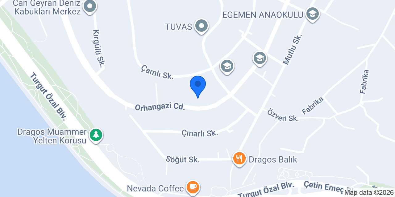 Ak Kauçuk konumu