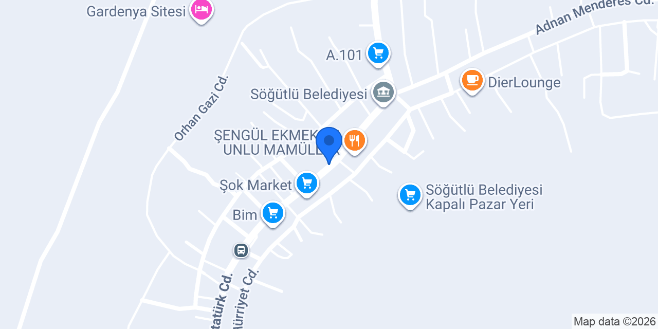 Merkez Aperatif & Büfe konumu