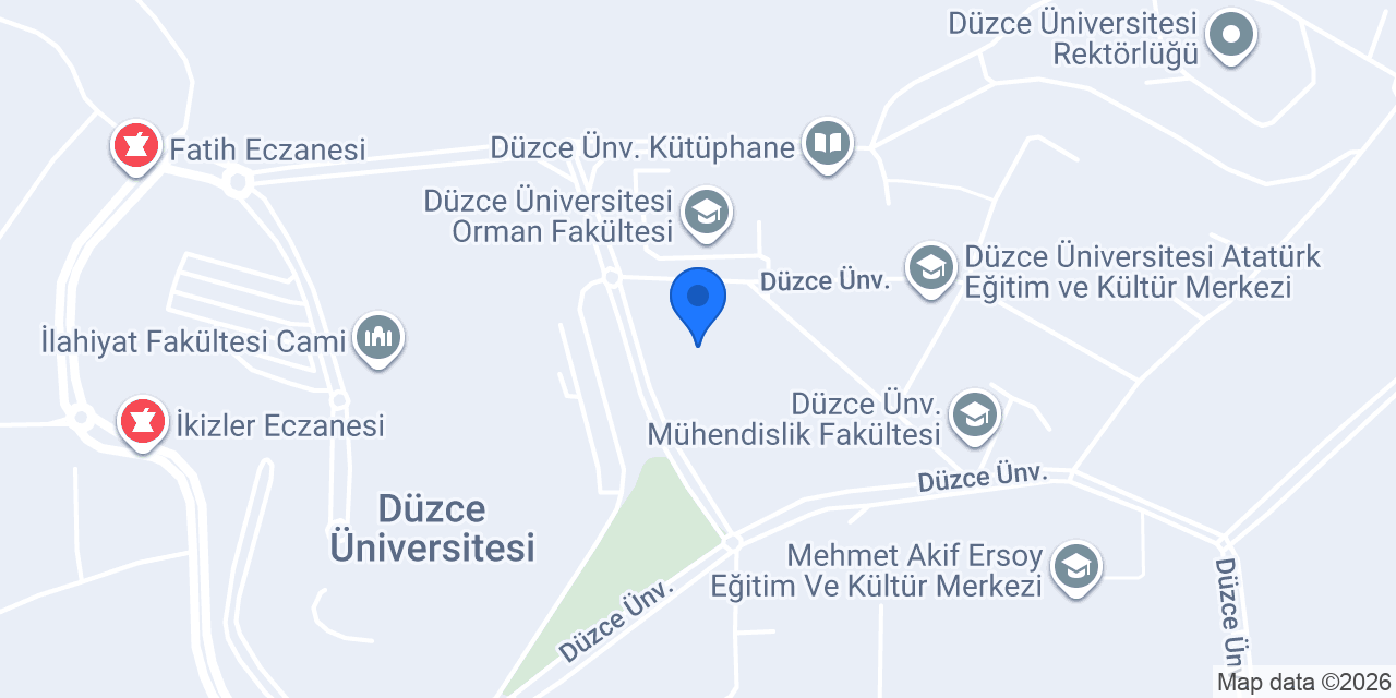 Abant Kahvecisi Düzce Kampüs konumu