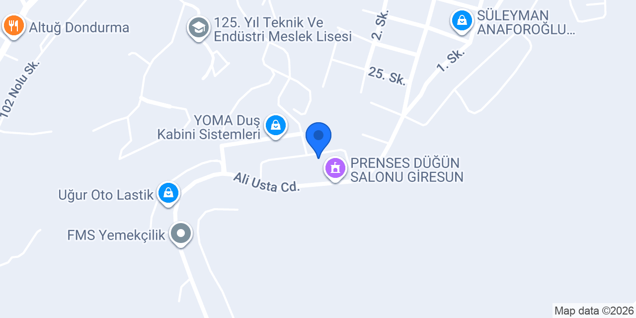 Özgür Mermer konumu