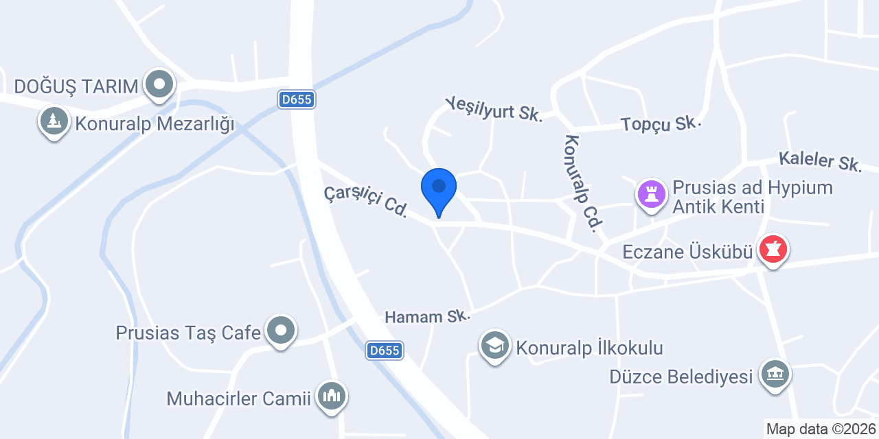 DÜZCE KÖROĞLU SU konumu