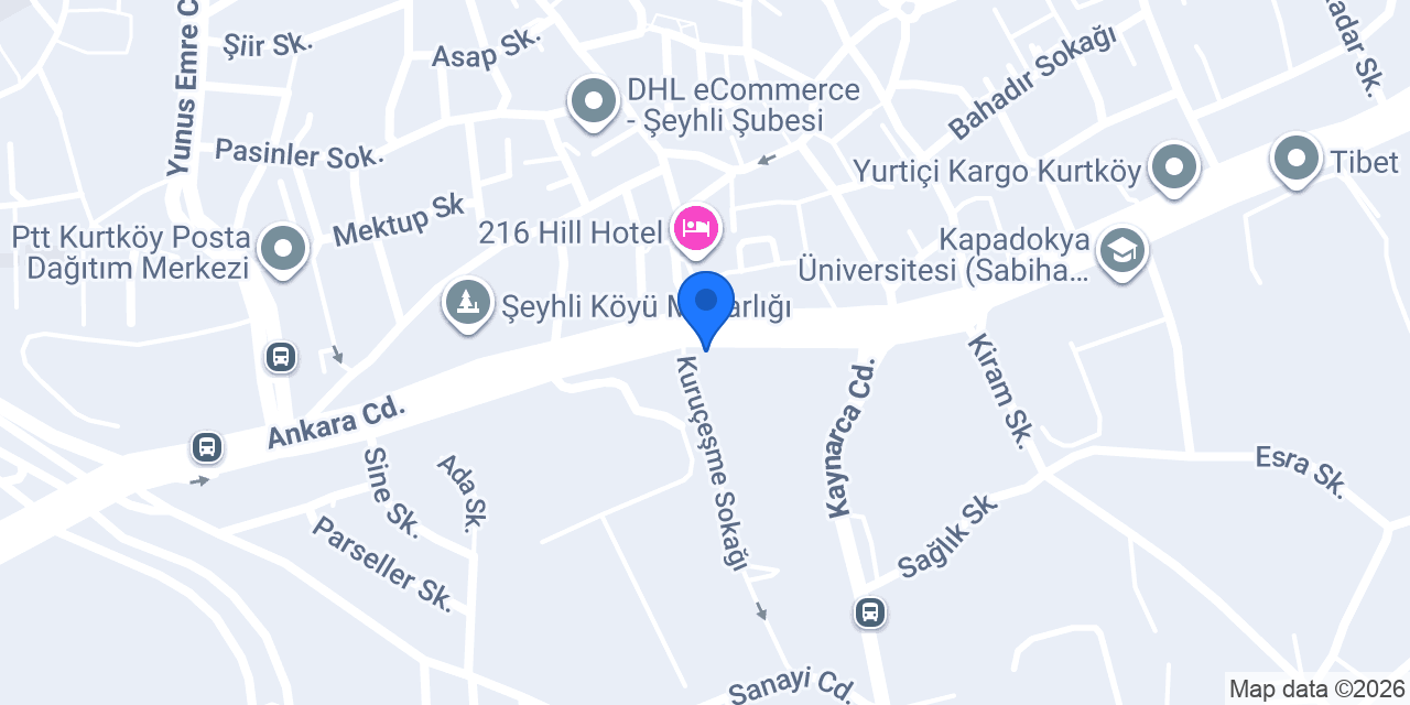 Şeyhli İnci Tekel Bayi konumu